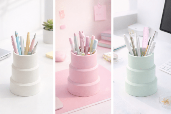 Evaluating the Kawaii Pastel Tiered Bubble Pen Holder for 3D Printing: Aesthetics, Utility, and Printability