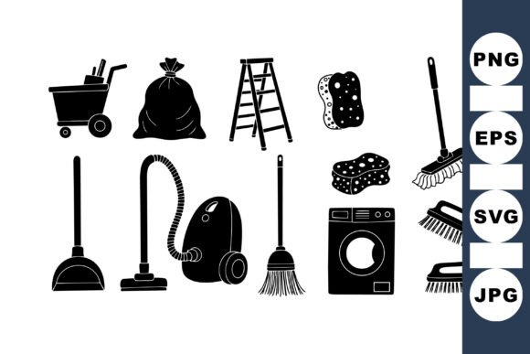 Household Cleaning Tools Clipart: Practical Visual Assets for Modern Projects
