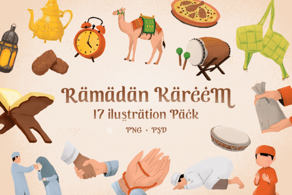 Integrating the Ramadan Kareem Illustration Pack into Authentic Digital Design Workflows