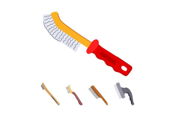 Wire Brush Collection for Cleaning and Maintenance